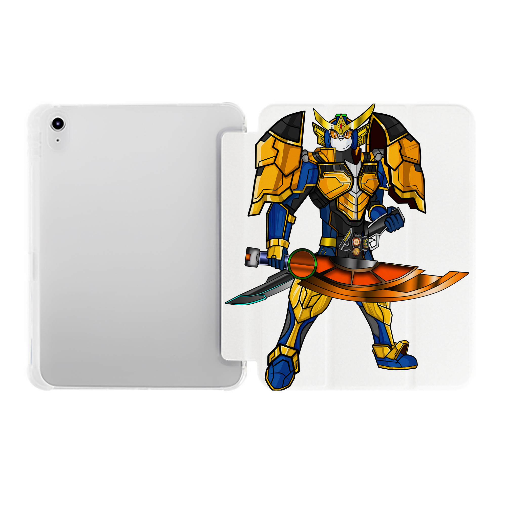 （画像用） Digimon デジタルモンスター/デジモン IPad ケース ペン収納付き 三つ折りスタンド PUレザー×シリコン 対応機種9.5/10.5/10.9インチ
